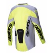 Μπλούζα motocross Alpinestars RACER VEIL GRAY/YELLOW thumb