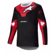 Μπλούζα motocross Alpinestars RACER VEIL BLACK/RED thumb