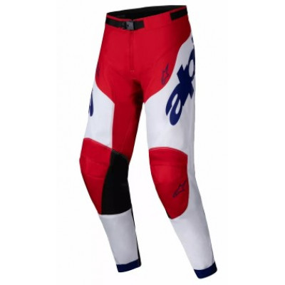 Παντελόνι μηχανής motocross ALPINESTARS RACER VEIL RED/WHITE