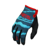 Γάντια μηχανής motocross O'NEAL MAYHEM WILD BLUE/RED DS V.25
