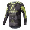 Μπλούζα motocross Alpinestars RACER HOLLOW CAMO/YELLOW thumb