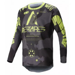 Μπλούζα motocross Alpinestars RACER HOLLOW CAMO/YELLOW