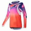 Γυναικεία μπλούζα motocross Alpinestars 4W FLUID WURX MULTI/WHITE