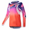 Γυναικεία μπλούζα motocross Alpinestars 4W FLUID WURX MULTI/WHITE thumb