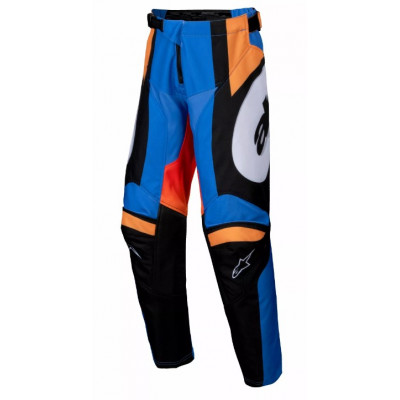 Παιδικό παντελόνι motocross Alpinestars YTH RACER MELT ORANGE/BLUE