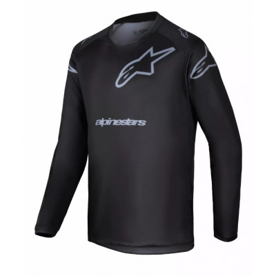 Παιδική μπλούζα motocross ALPINESTARS YTH RACER GRAPHITE BLK/GY
