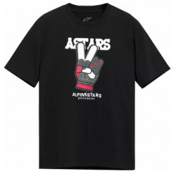 Κοντομάνικο μπλουζάκι ALPINESTARS CS PEACEOUT Black