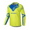 Παιδική μπλούζα motocross ALPINESTARS YTH RACER VEIL YELLOW/BLUE