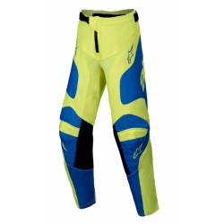 Παιδικό παντελόνι motocross ALPINESTARS RACER VEIL YELLOW/BLUE