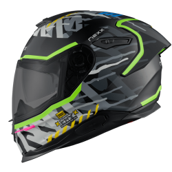 Κράνος μηχανής NEXX Y100R URBANGRAM BLACK MATT Κράνος μηχανής NEXX Y100R URBANGRAM BLACK MATT