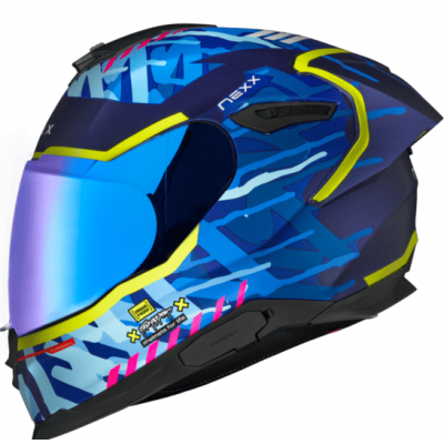 Κράνος μηχανής NEXX Y100R URBANGRAM INDIGO BLUE MATT