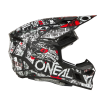 Κράνος motocross O'NEAL 3SERIES ATTACK BLACK/WHITE V.25 thumb