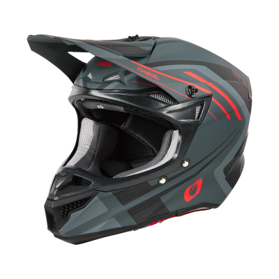 Κράνος motocross 5SERIES POLYACRYLITE SPIKE GRAY/RED V.25