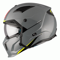 Κράνος μηχανής MT STREETFIGHTER S SV SOLID A22 ΓΚΡΙ MODULAR Κράνος μηχανής MT STREETFIGHTER S SV SOLID A22 ΓΚΡΙ MODULAR