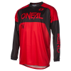 Μπλούζα motocross O'NEAL MATRIX RIDEWEAR RED/BLACK V.25