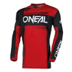 Μπλούζα motocross O`NEAL ELEMENT RACEWEAR BLACK/RED V.25 thumb