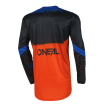 Μπλούζα motocross O'NEAL ELEMENT SHOCKER BLACK/ORANGE V.25 thumb