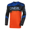 Μπλούζα motocross O'NEAL ELEMENT SHOCKER BLACK/ORANGE V.25