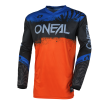 Μπλούζα motocross O'NEAL ELEMENT SHOCKER BLACK/ORANGE V.25 thumb