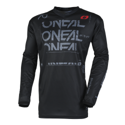 Μπλούζα motocross O'NEAL ELEMENT STATIC BLACK/GRAY V.25 Μπλούζα motocross O'NEAL ELEMENT STATIC BLACK/GRAY V.25