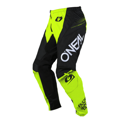 Παντελόνι μηχανής motocross O'NEAL ELEMENT RACEWEAR BLACK/NEON YELLOW V.25