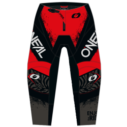 Παντελόνι μηχανής motocross O'NEAL ELEMENT SHOCKER BLACK/RED V.25 Παντελόνι μηχανής motocross O'NEAL ELEMENT SHOCKER BLACK/RED V.25