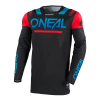 Μπλούζα motocross O'NEAL PRODIGY FIVE FOUR BLACK/BLUE V.25