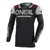 Μπλούζα motocross O'NEAL PRODIGY FIVE FOUR BLACK/GRAY V.25