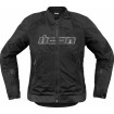 Γυναικείο δερμάτινο μπουφάν μηχανής ICON Women's Overlord3 MESH BK Γυναικείο δερμάτινο μπουφάν μηχανής ICON Women's Overlord3 MESH BK thumb