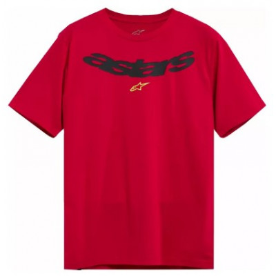 Κοντομάνικο μπλουζάκι ALPINESTARS CSF ELLIPTIC RED