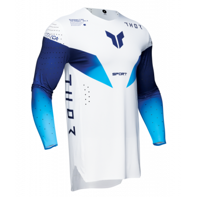 Μπλούζα μηχανής motocross THOR SPORTMODE STRIKE BLUE