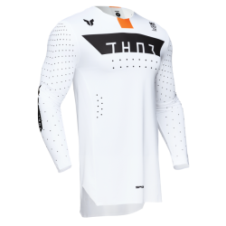 Μπλούζα motocross THOR SPORTMODE ROUGE WHITE/ORANGE