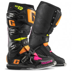Μπότες μηχανής GAERNE SG-12 BLACK/ORANGE/PINK