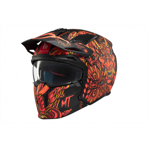 Κράνος μηχανής MT STREETFIGHTER SV S HELLISH B5 MATT