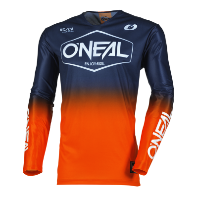 Μπλούζα μηχανής motocross O'NEAL MAYHEM HEXX BLUE/ORANGE V.25