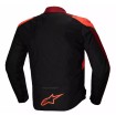 Μπουφάν μηχανής ALPINESTARS T-JAWS V4 WATERPROOF BLACK/RED FLUO thumb