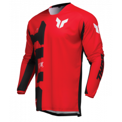 Μπλούζα motocross THOR LAUNCHMODE FORGE RED 
