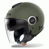 Κράνος μηχανής AIROH HELYOS MILITARY GREEN JET-OPEN FACE