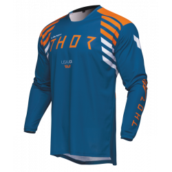 Μπλούζα motocross THOR LAUNCHMODE ZONE ORANGE