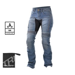 Γυναικείο παντελόνι μηχανής TRILOBITE 661 PARADO REGULAR FIT LONG BLUE