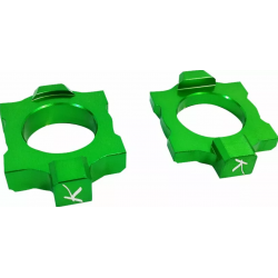 Ρυθμιστής πίσω άξονα KITE για KAWASAKI GREEN Ρυθμιστής πίσω άξονα KITE για KAWASAKI GREEN