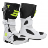 Μπότες μηχανής SHOT Race 6 Black White Neon Yellow