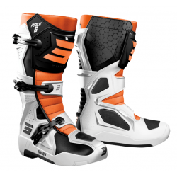 Μπότες μηχανής Shot Race 6 Black/White/Orange