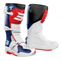 Μπότες μηχανής SHOT 4 Blue/Red/White