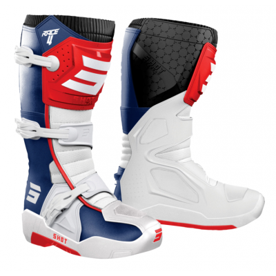 Μπότες μηχανής SHOT 4 Blue/Red/White