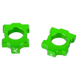 Ρυθμιστής πίσω άξονα KITE για KAWASAKI Green Ρυθμιστής πίσω άξονα KITE για KAWASAKI Green