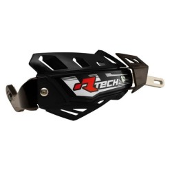 Προστατευτικές χούφτες μηχανής RACETECH FLX Black Προστατευτικές χούφτες μηχανής RACETECH FLX Black
