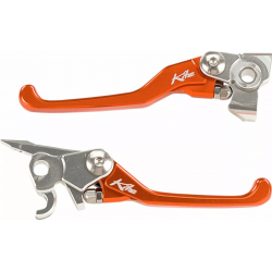 Σετ μανέτες τιμονιού KITE SET CLUTCH BRAKE LEVER Ktm Orange Σετ μανέτες τιμονιού KITE SET CLUTCH BRAKE LEVER Ktm Orange