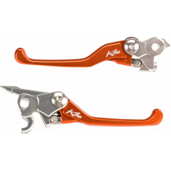 Σετ μανέτες τιμονιού KITE SET CLUTCH BRAKE LEVER Ktm Orange 09-13 Σετ μανέτες τιμονιού KITE SET CLUTCH BRAKE LEVER Ktm Orange 09-13