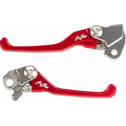 Σετ μανέτες τιμονιού KITE SET CLUTCH BRAKE LEVER RM 07-25 Red